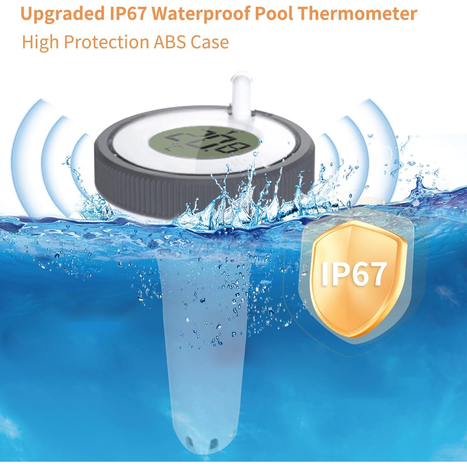 Termómetro Flotante Digital RUNQIN para Piscina y Spa