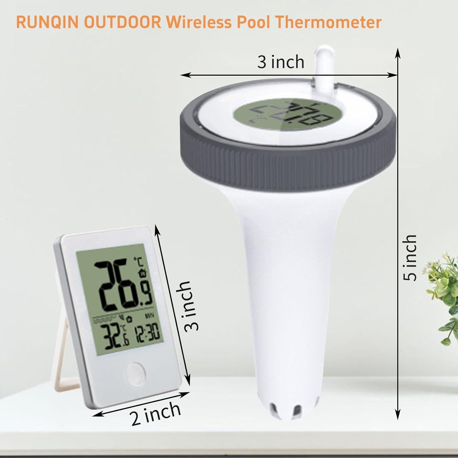 Termómetro Flotante Digital RUNQIN para Piscina y Spa