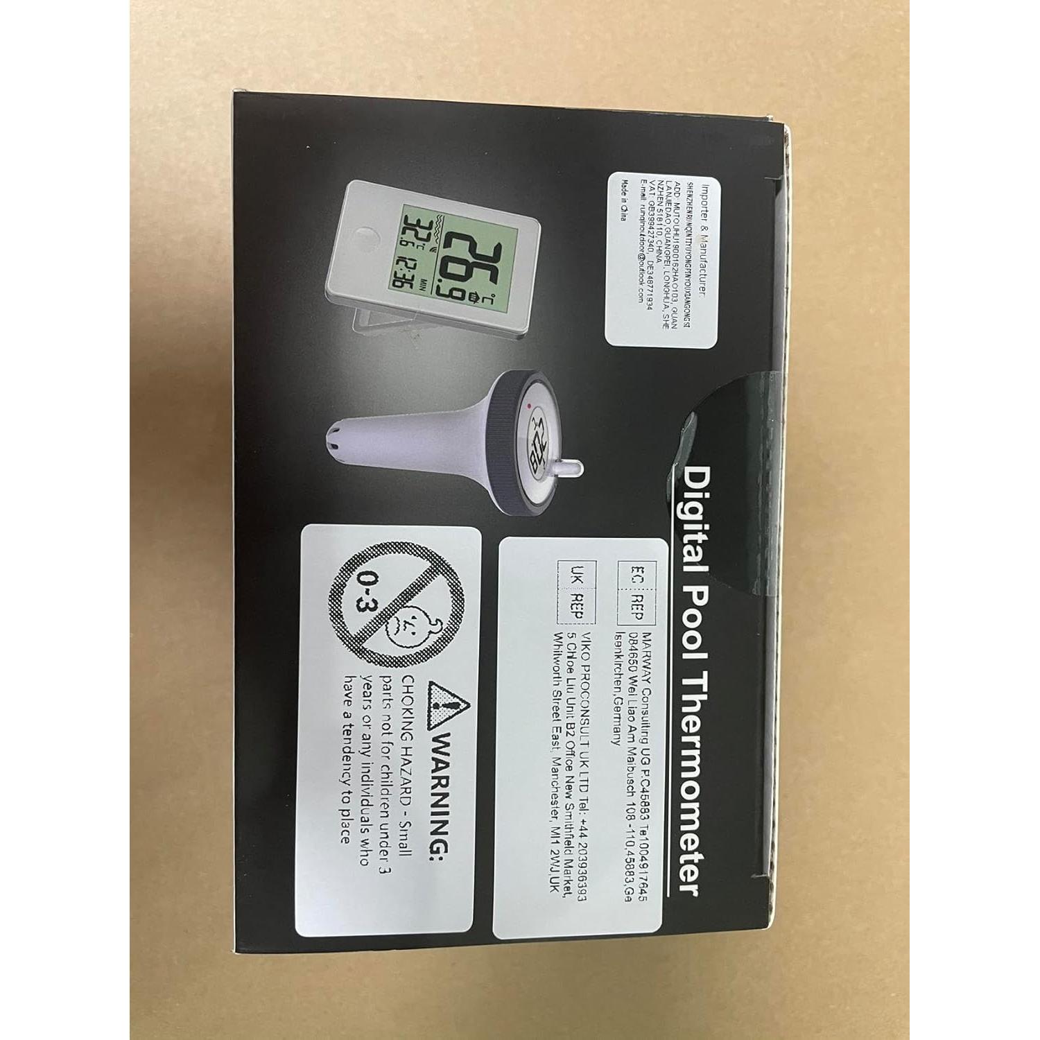 Termómetro Flotante Digital RUNQIN para Piscina y Spa