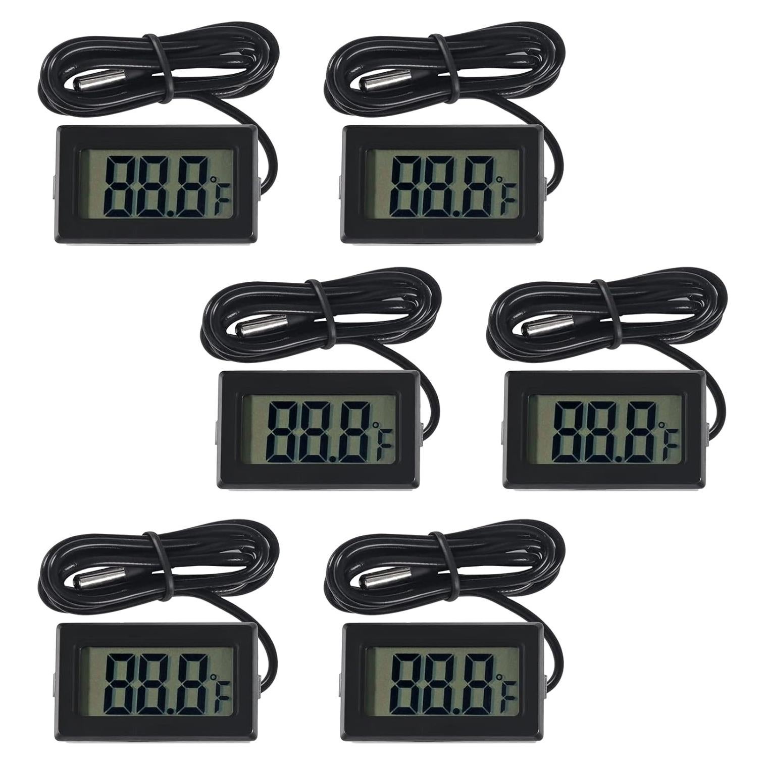 Paquete de 6 Termómetros Digitales AITRIP TPM-10 para Coche