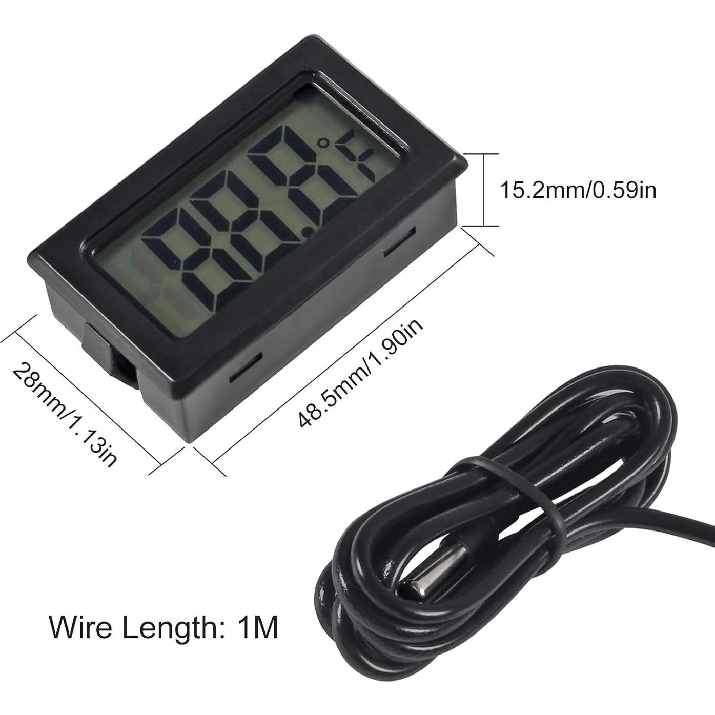 Paquete de 6 Termómetros Digitales AITRIP TPM-10 para Coche