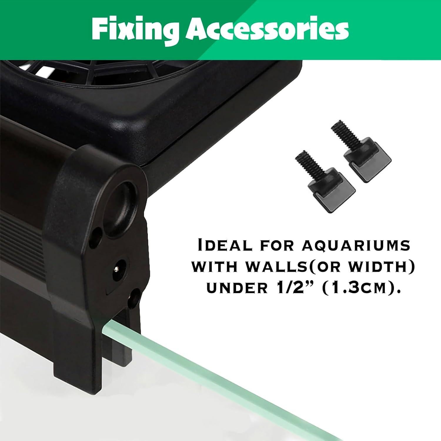 Enfriador de Acuario Petzilla PCF-1, 2 Ventiladores Ajustables