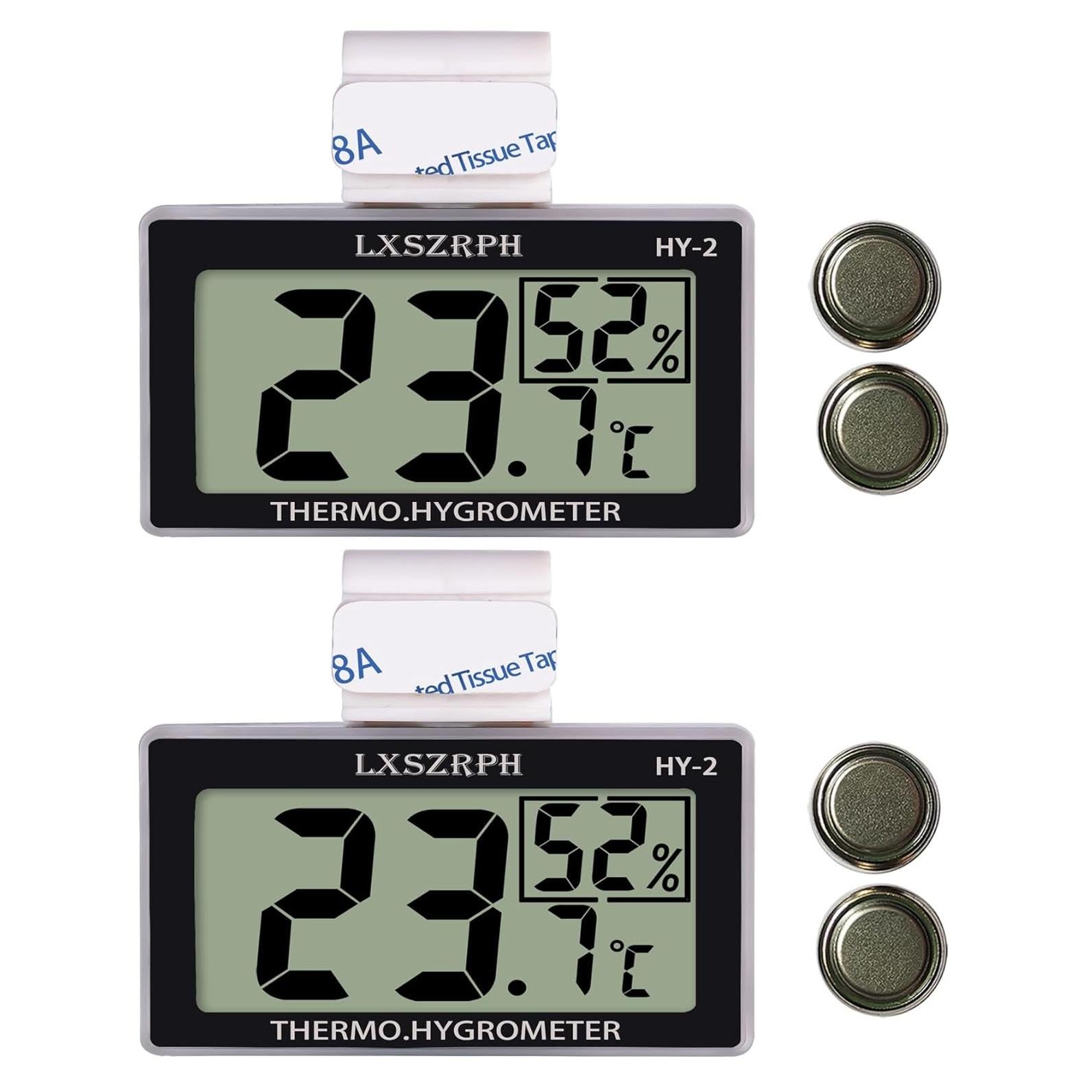 Termómetro Higrómetro Digital para Reptiles 2 Paquetes