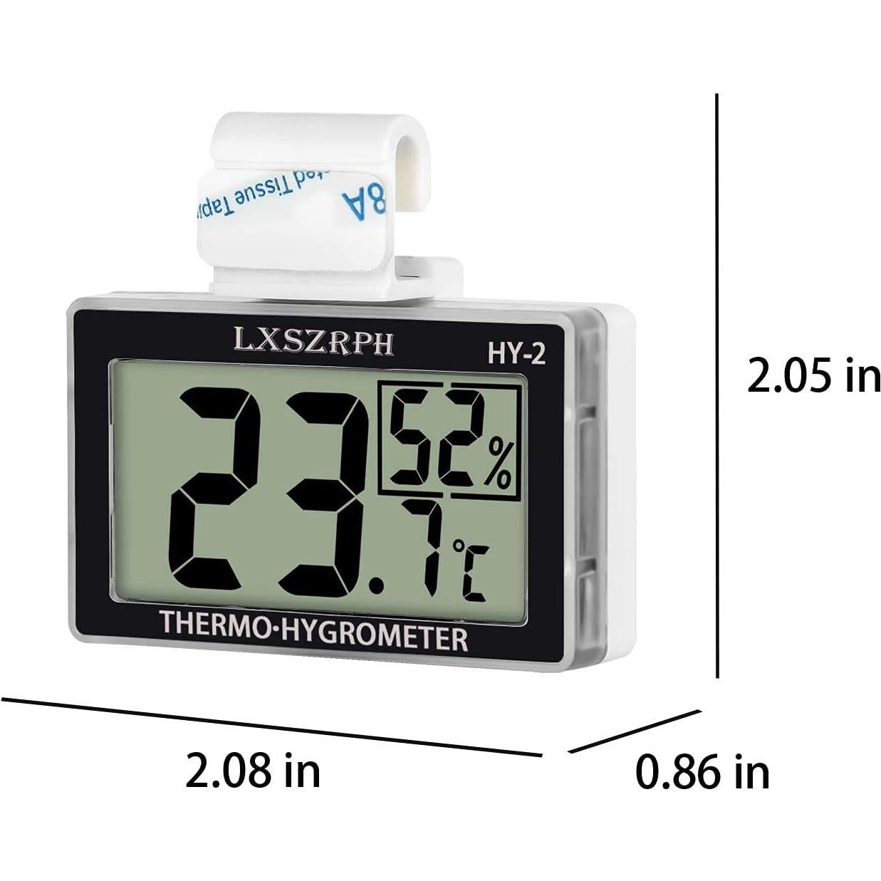 Termómetro Higrómetro Digital para Reptiles 2 Paquetes