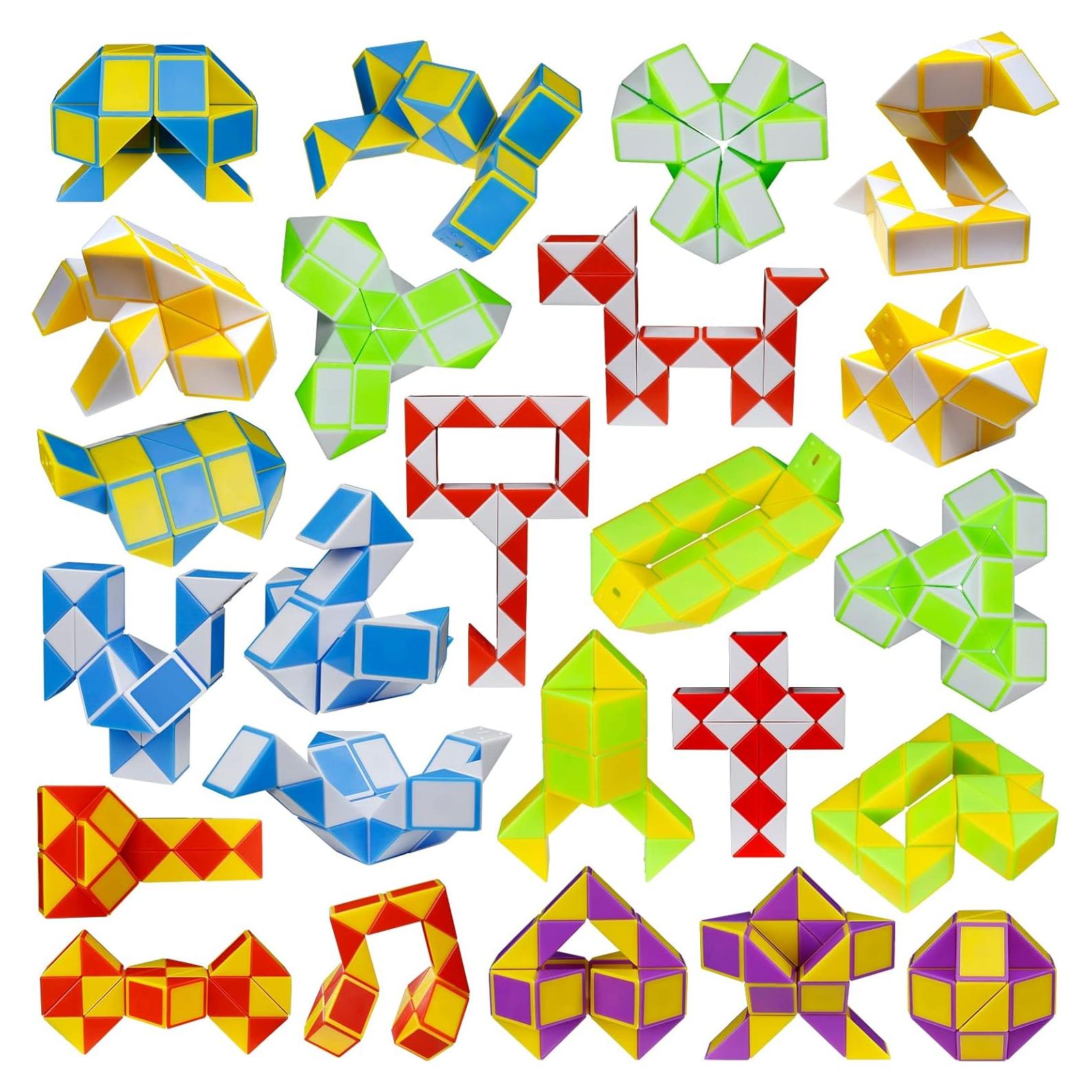 Paquete de 24 Cubos Mágicos Fidget LENDOD - 8 Colores