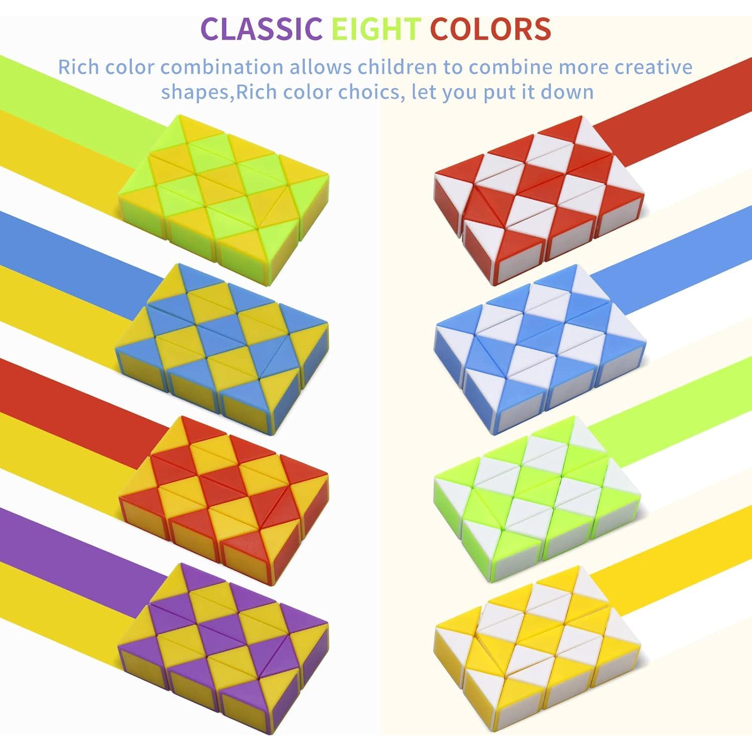 Paquete de 24 Cubos Mágicos Fidget LENDOD - 8 Colores