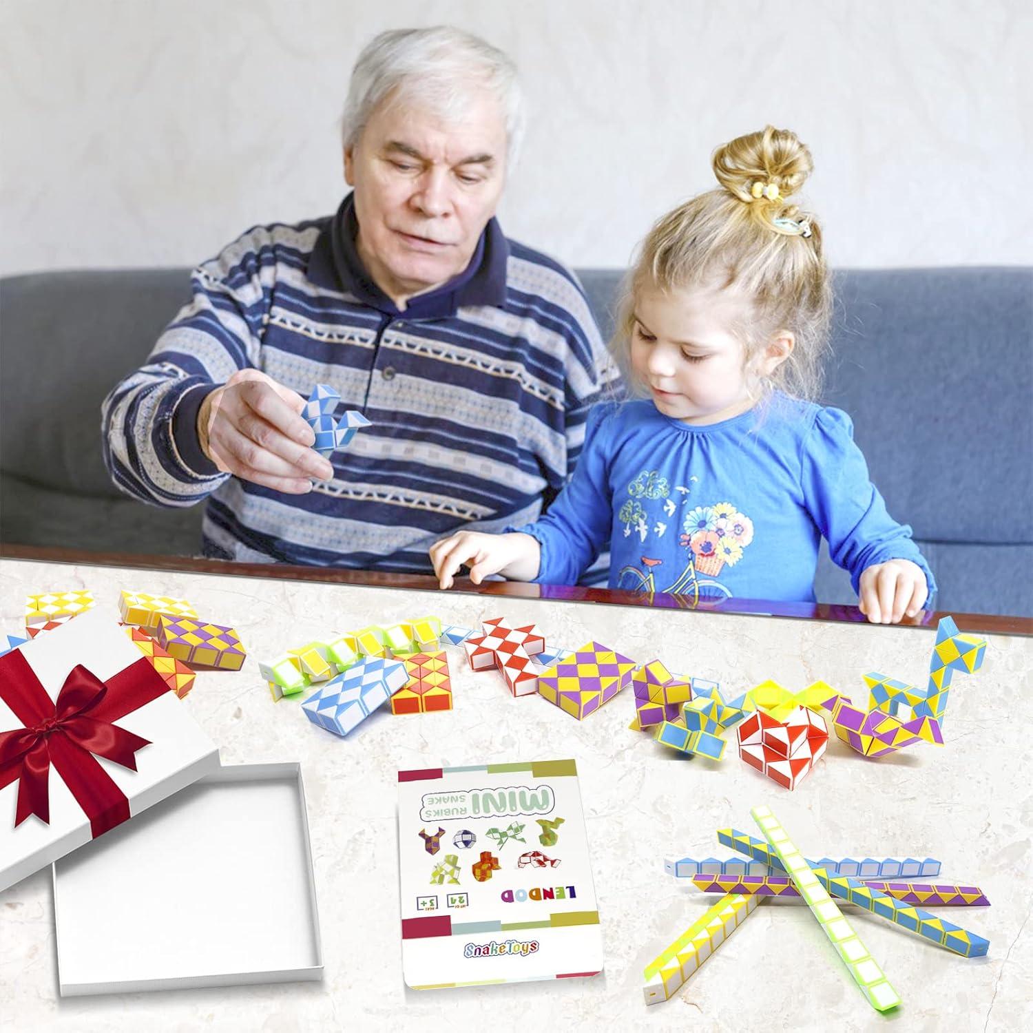 Paquete de 24 Cubos Mágicos Fidget LENDOD - 8 Colores