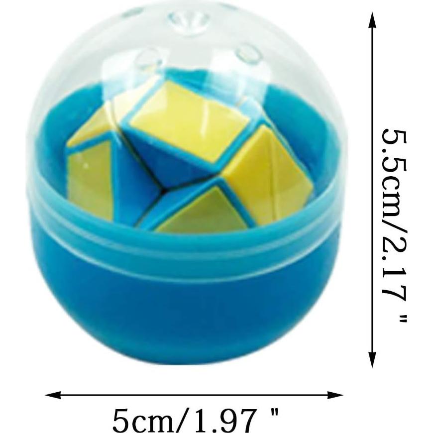 Anditoy 12 Huevos de Pascua con Mini Cubo de Serpiente Juguete