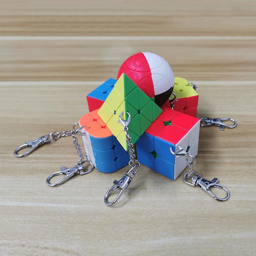 Conjunto de Cubos Mágicos SUN-WAY 6 Piezas Multicolor