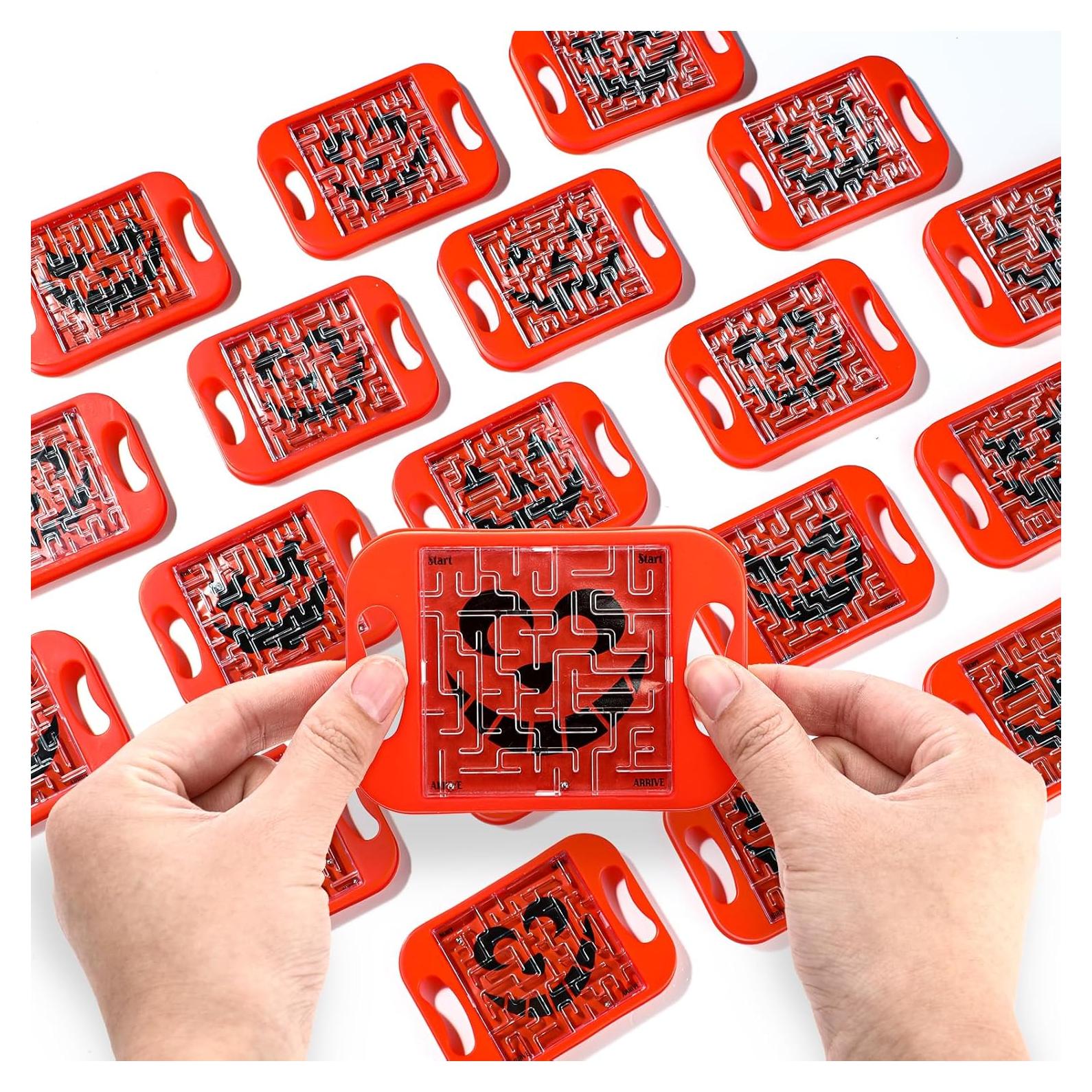 24 Mini Rompecabezas de Laberinto de Halloween JellyArch