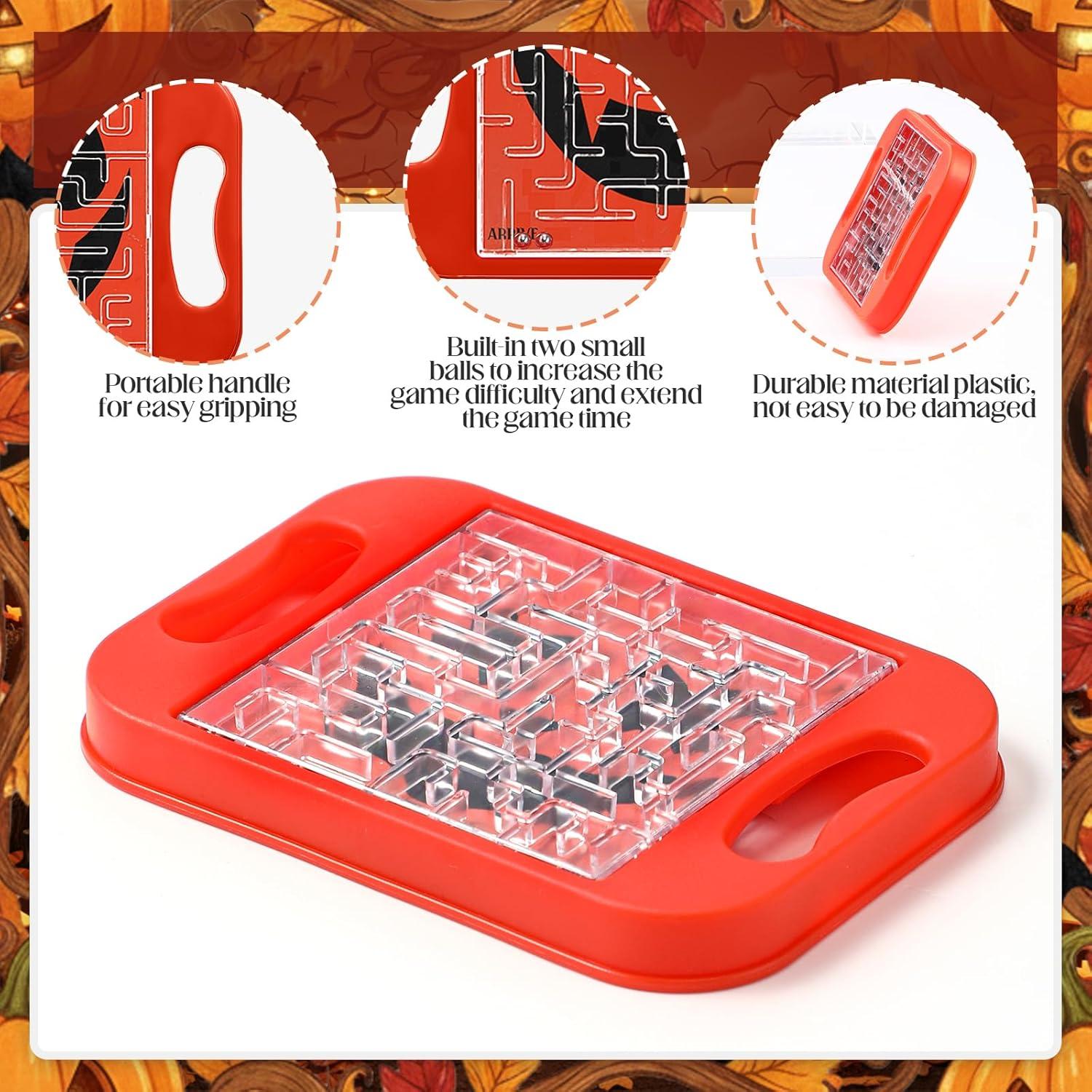 24 Mini Rompecabezas de Laberinto de Halloween JellyArch