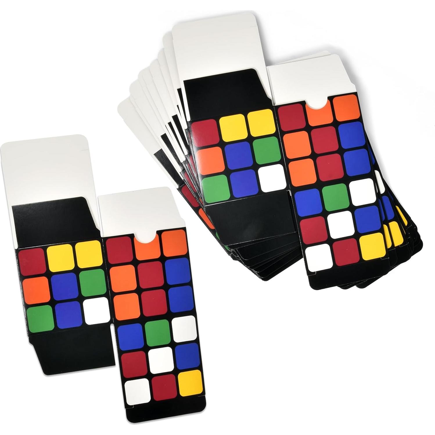 Cajas de Favor de Fiesta Cubo Mágico Regalo Boutique 24 Pcs