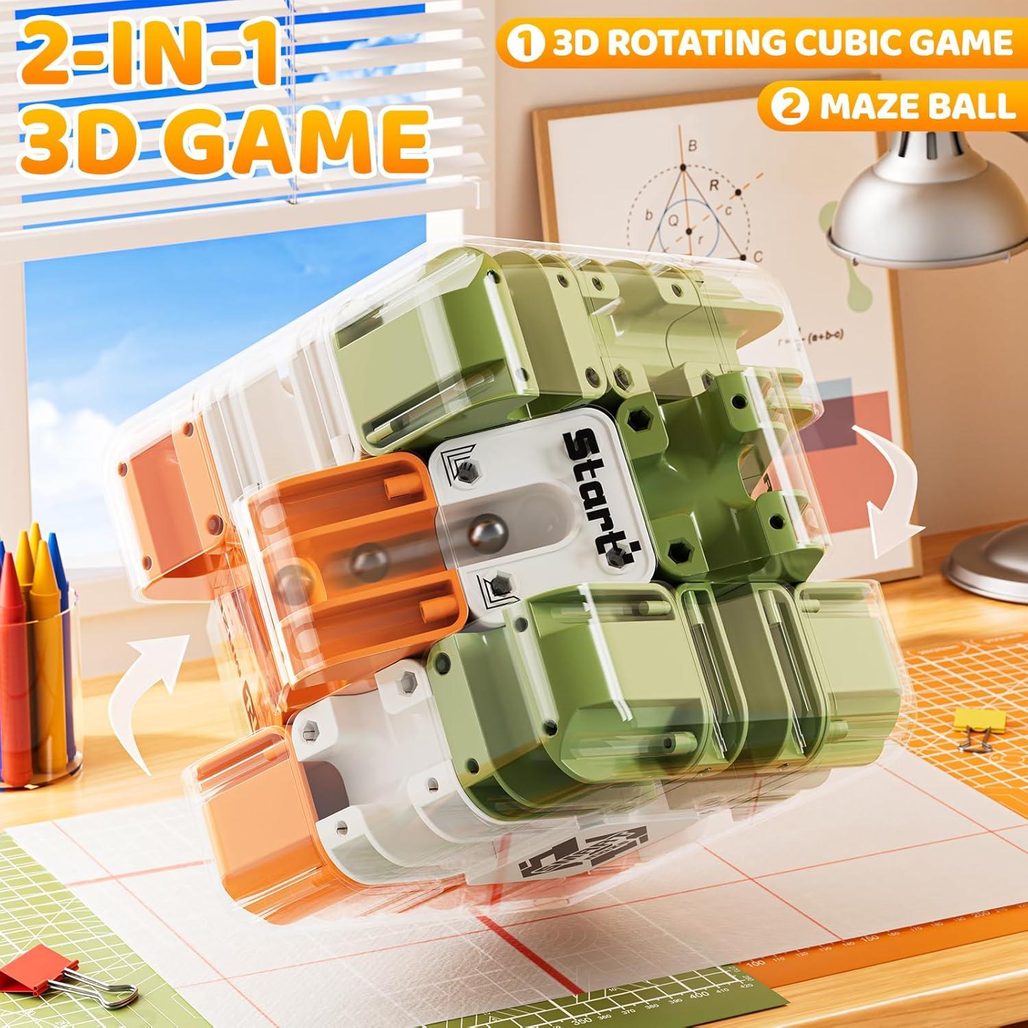 Rompecabezas Cubo Laberinto 3D KIZONLY para Niños 8-12 Años