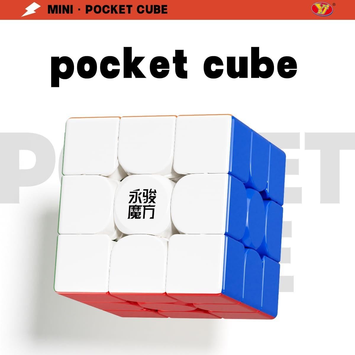 Cubo Pocket 3x3 Magnético YJ Yong Jun 50x50x50mm 57g