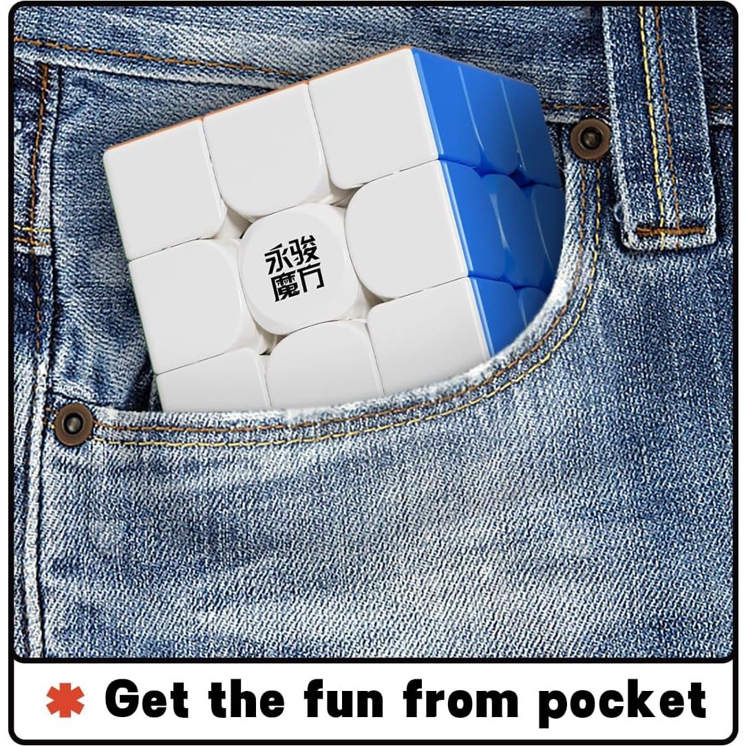 Cubo Pocket 3x3 Magnético YJ Yong Jun 50x50x50mm 57g
