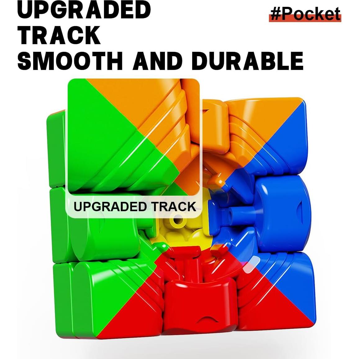 Cubo Pocket 3x3 Magnético YJ Yong Jun 50x50x50mm 57g