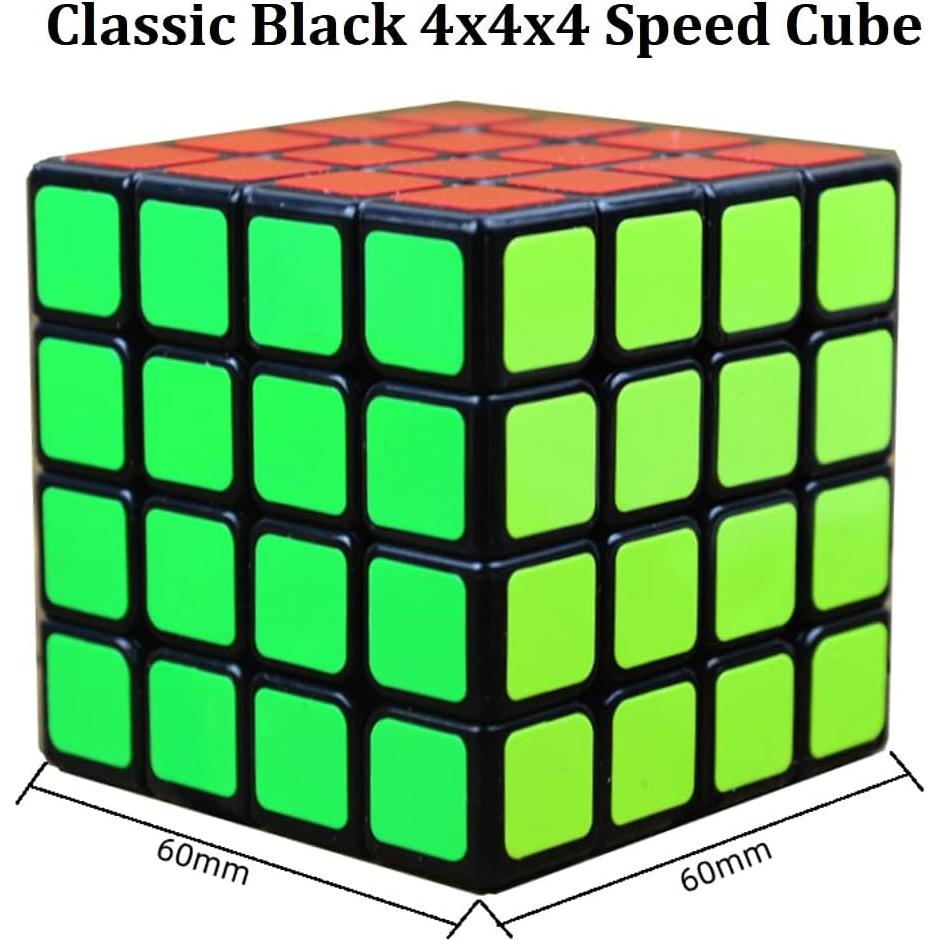 Cubo Rubik 4x4 IRRDFO Negro - Juguete de Rompecabezas