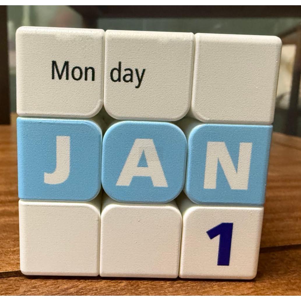 Cubo Calendario 3x3 Cuberspeed - Juguete de Velocidad