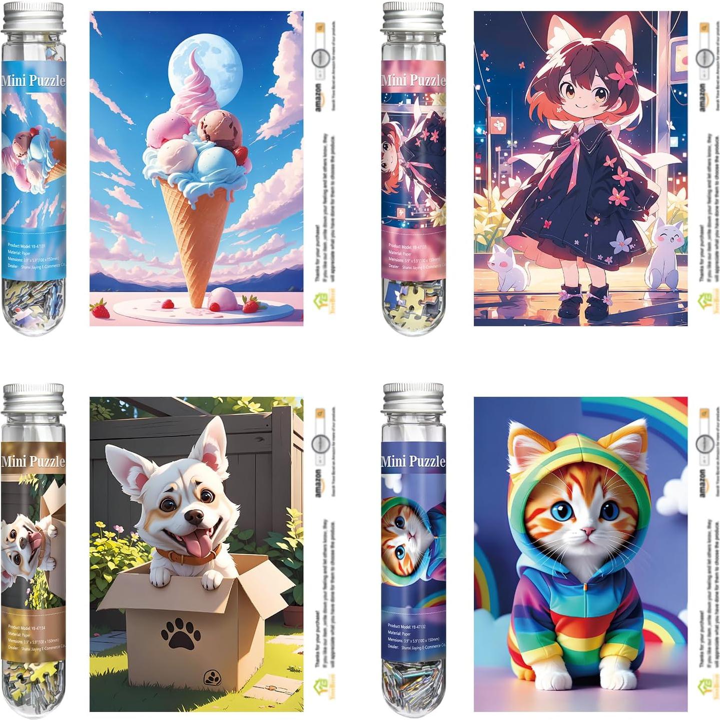 Mini Rompecabezas para Adultos 150 Piezas Yove Bzvst 15x10cm