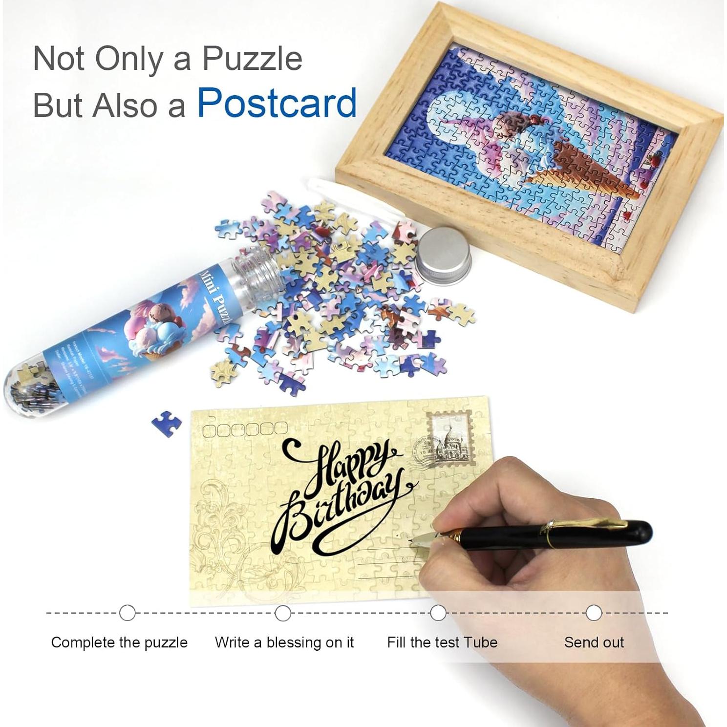 Mini Rompecabezas para Adultos 150 Piezas Yove Bzvst 15x10cm