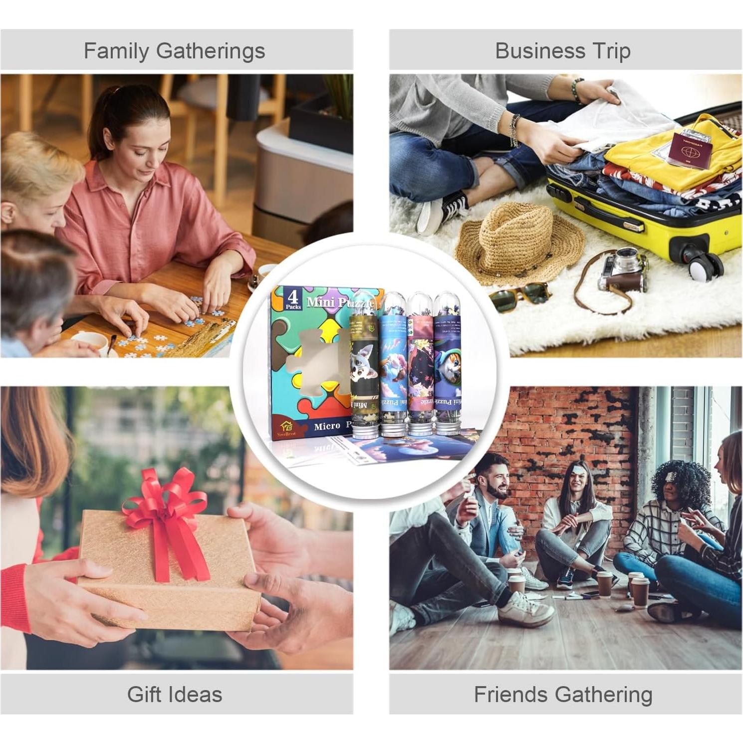 Mini Rompecabezas para Adultos 150 Piezas Yove Bzvst 15x10cm