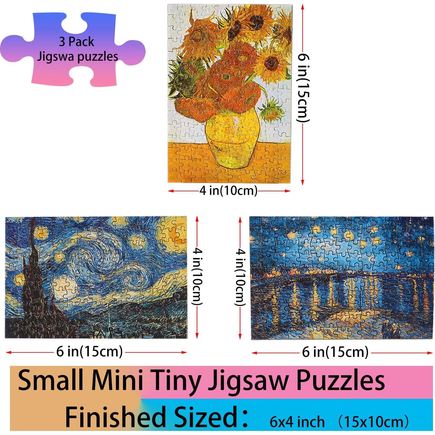 Rompecabezas Mini 150 Piezas BJscoe Noche Estrellada 15x10cm