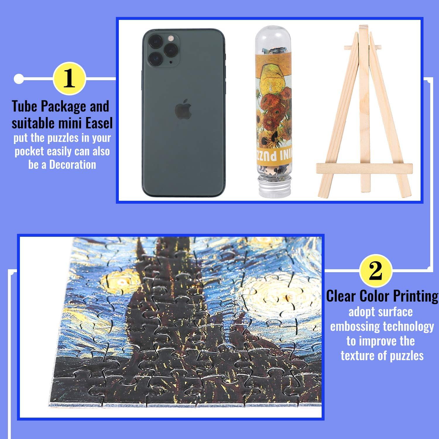 Rompecabezas Mini 150 Piezas BJscoe Noche Estrellada 15x10cm