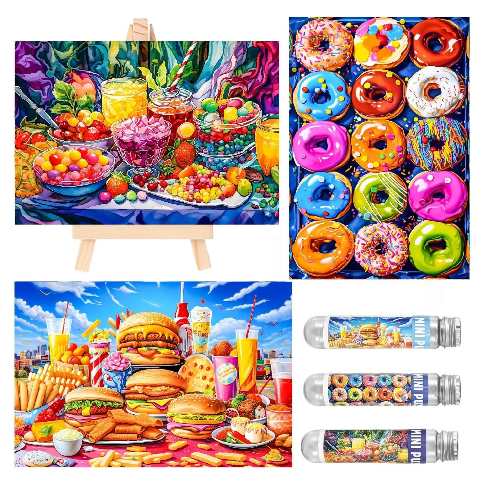 Rompecabezas Mini 150 Piezas BJscoe Donut Caramelo 15x10cm