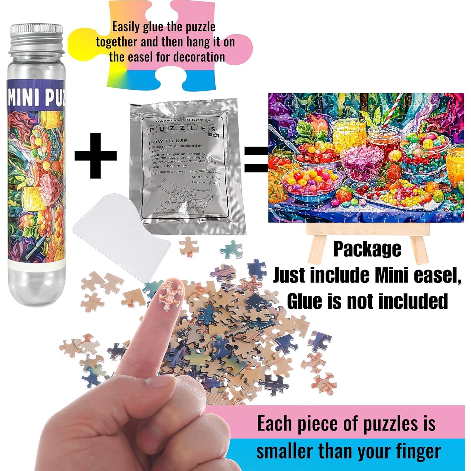 Rompecabezas Mini 150 Piezas BJscoe Donut Caramelo 15x10cm