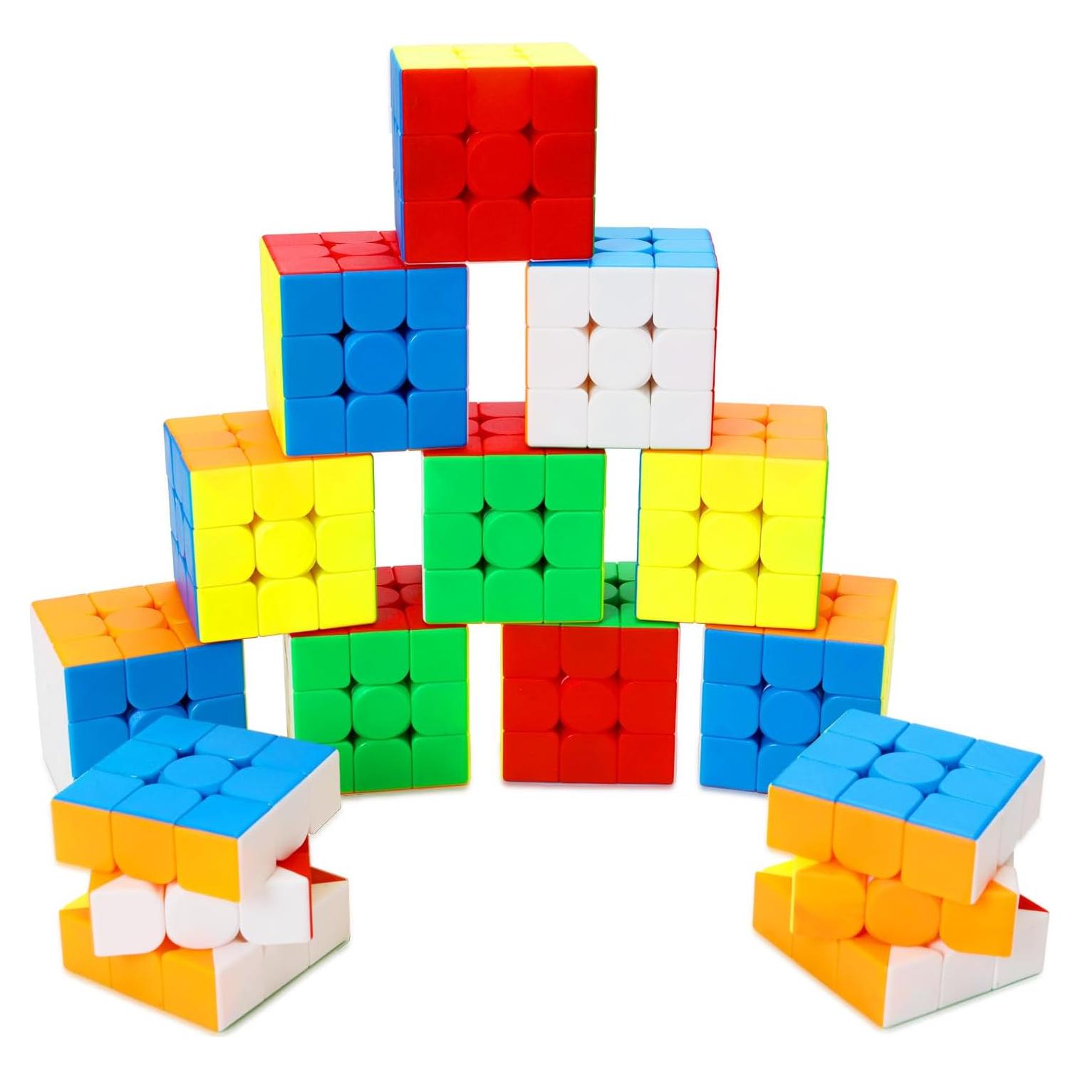 Set de 12 Cubos Mágicos 3x3 Zobocube - Alta Calidad