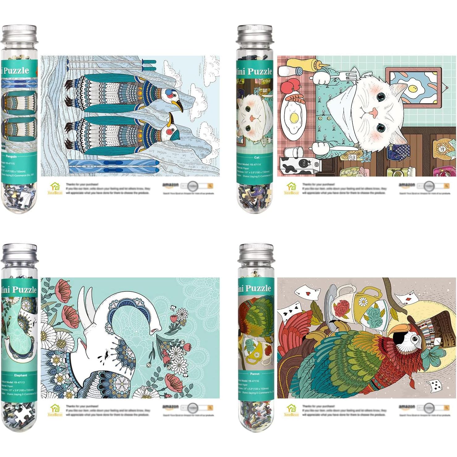 Mini Rompecabezas para Adultos 150 Piezas Yove Bzvst 15x10cm