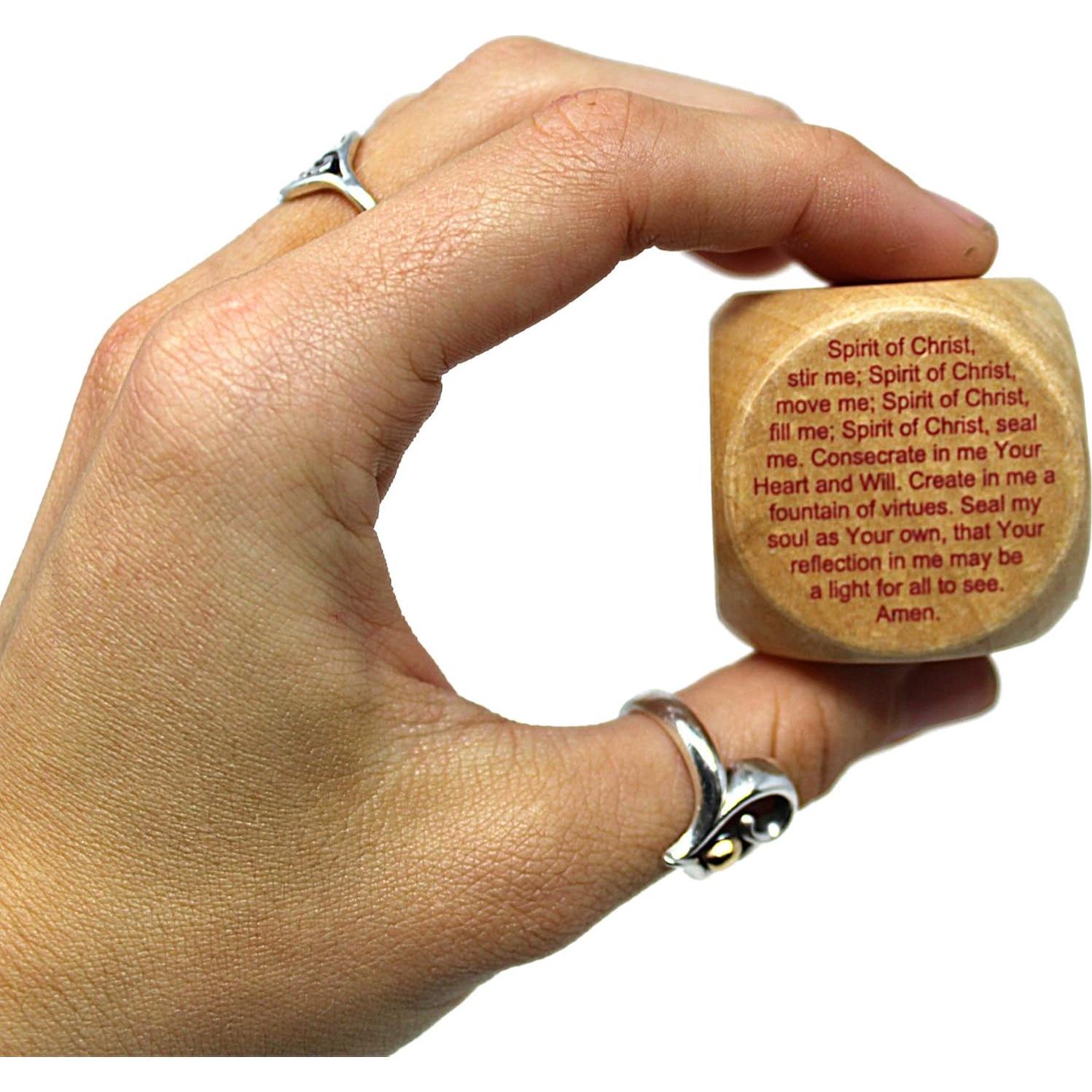 Set de 3 Cubos de Oración Mini de Madera Needzo 4.13 cm