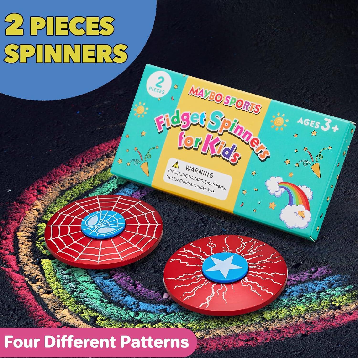 Juego de 2 Spinners Metálicos Antiestrés Wiitin - Juguetes Sensoriales