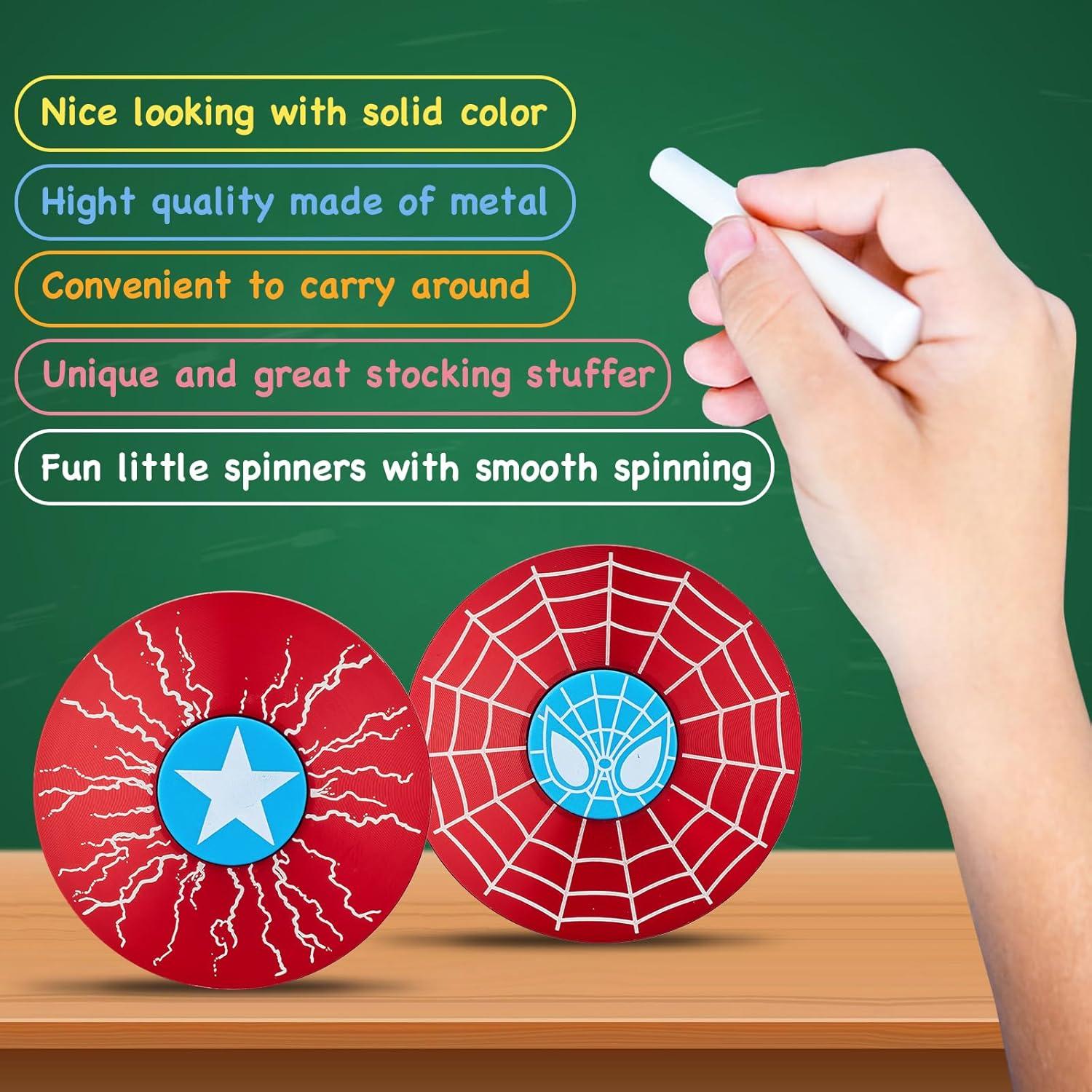 Juego de 2 Spinners Metálicos Antiestrés Wiitin - Juguetes Sensoriales