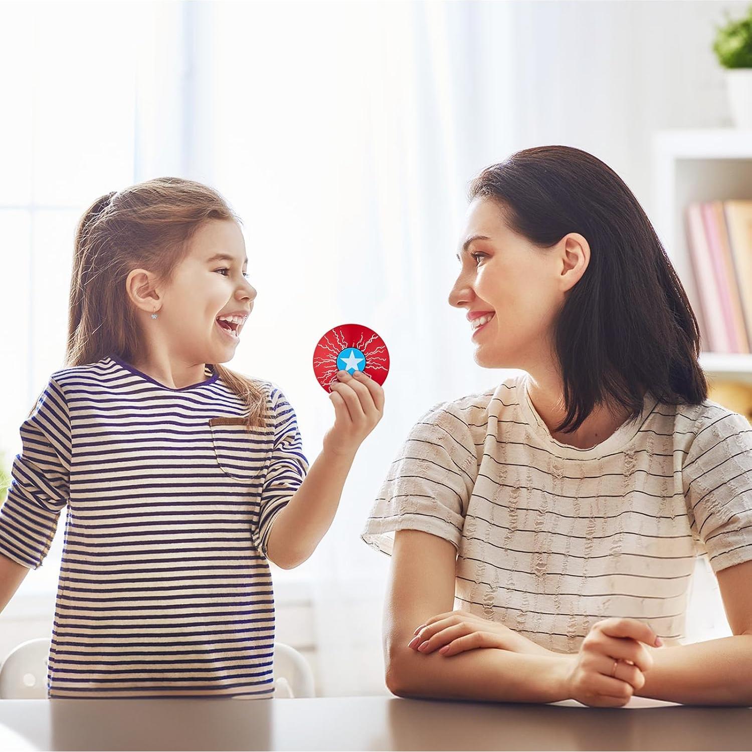 Juego de 2 Spinners Metálicos Antiestrés Wiitin - Juguetes Sensoriales