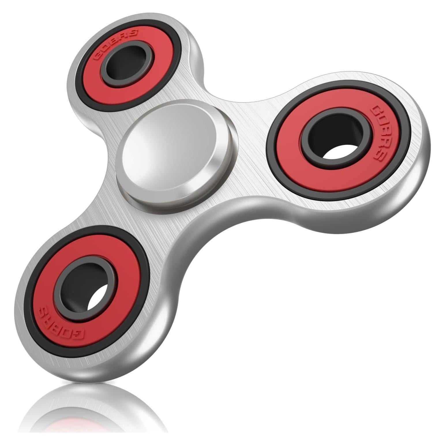 Spinner Fidget ATESSON Metal Z-Plata Alivio Estrés 7.29cm