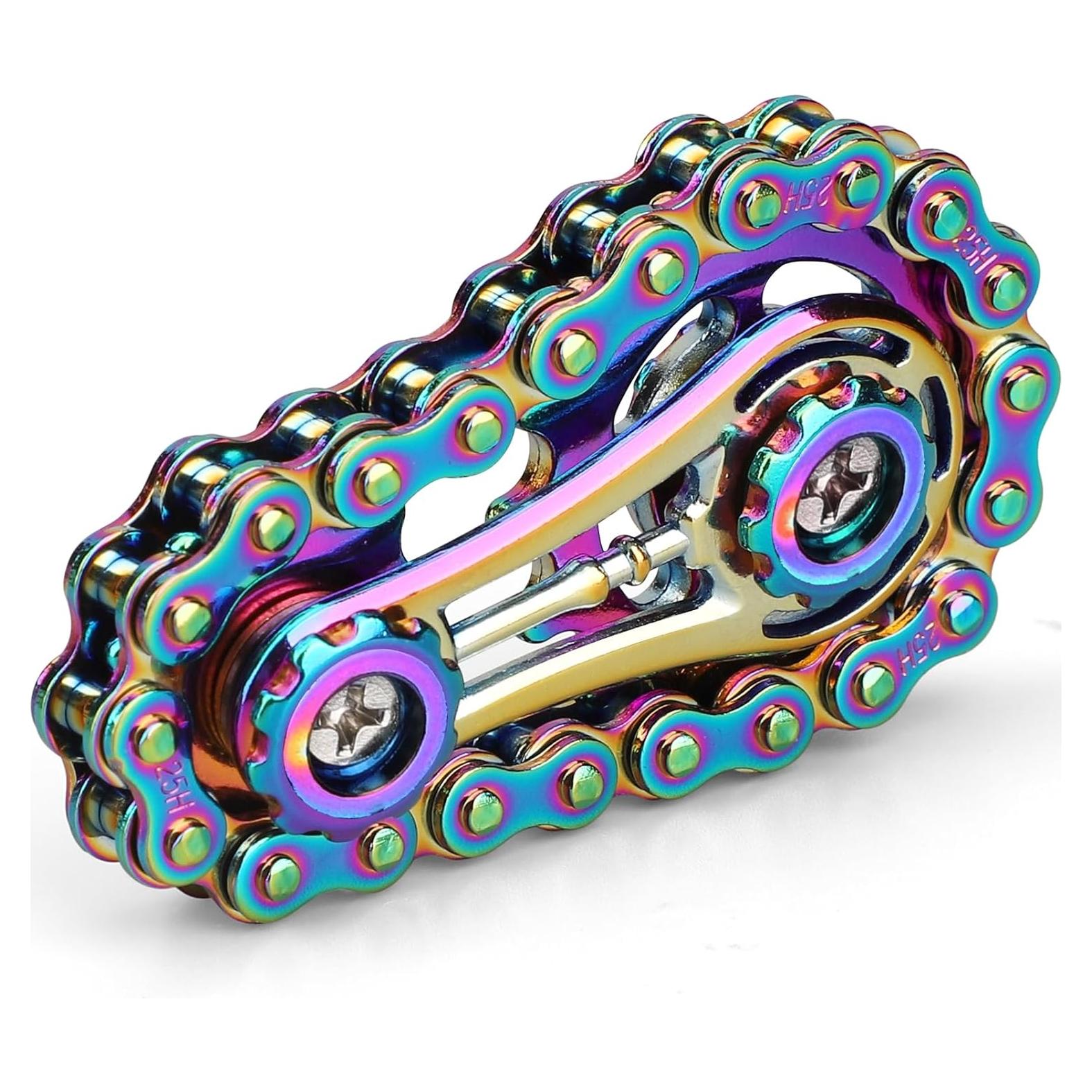 Spinner de Cadena de Bicicleta LNCOJOLM Multicolor Antiestrés