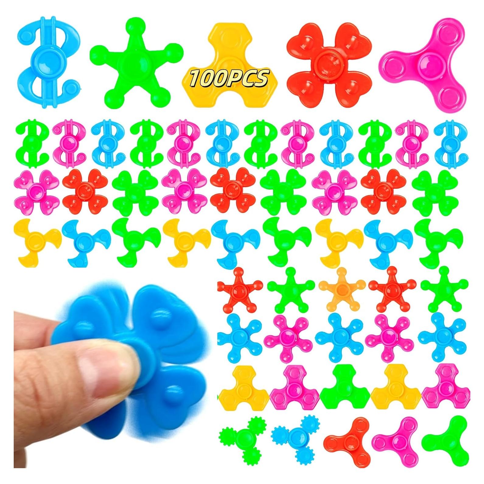 Paquete de 100 Mini Spinners Antiestrés Desyeryamimi