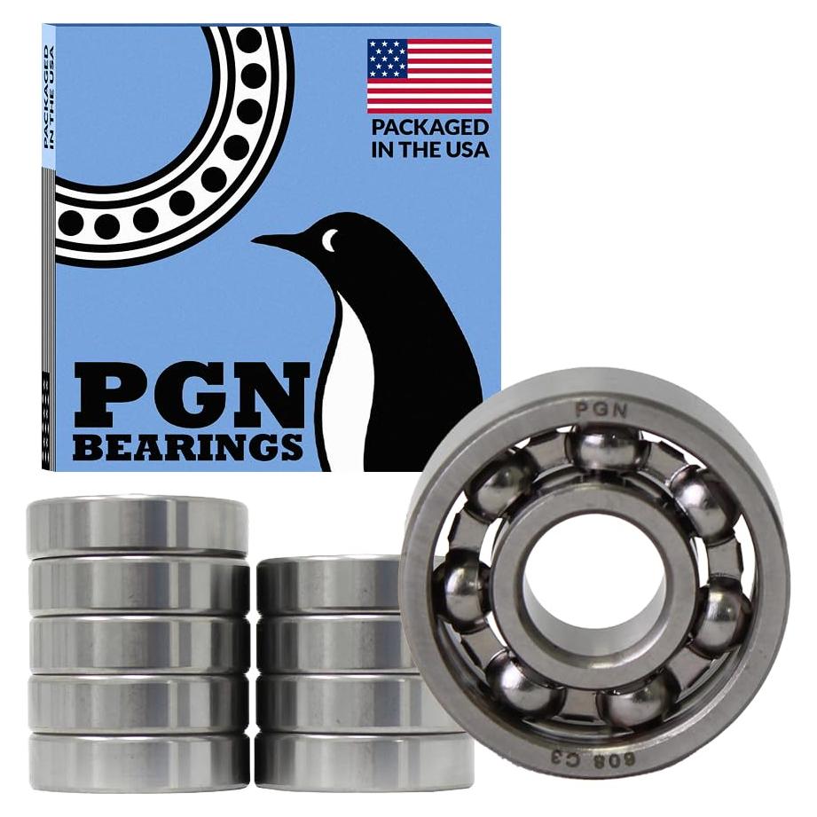 Rodamientos Fidget Spinner PGN 608 Acero Cromado 10 Piezas