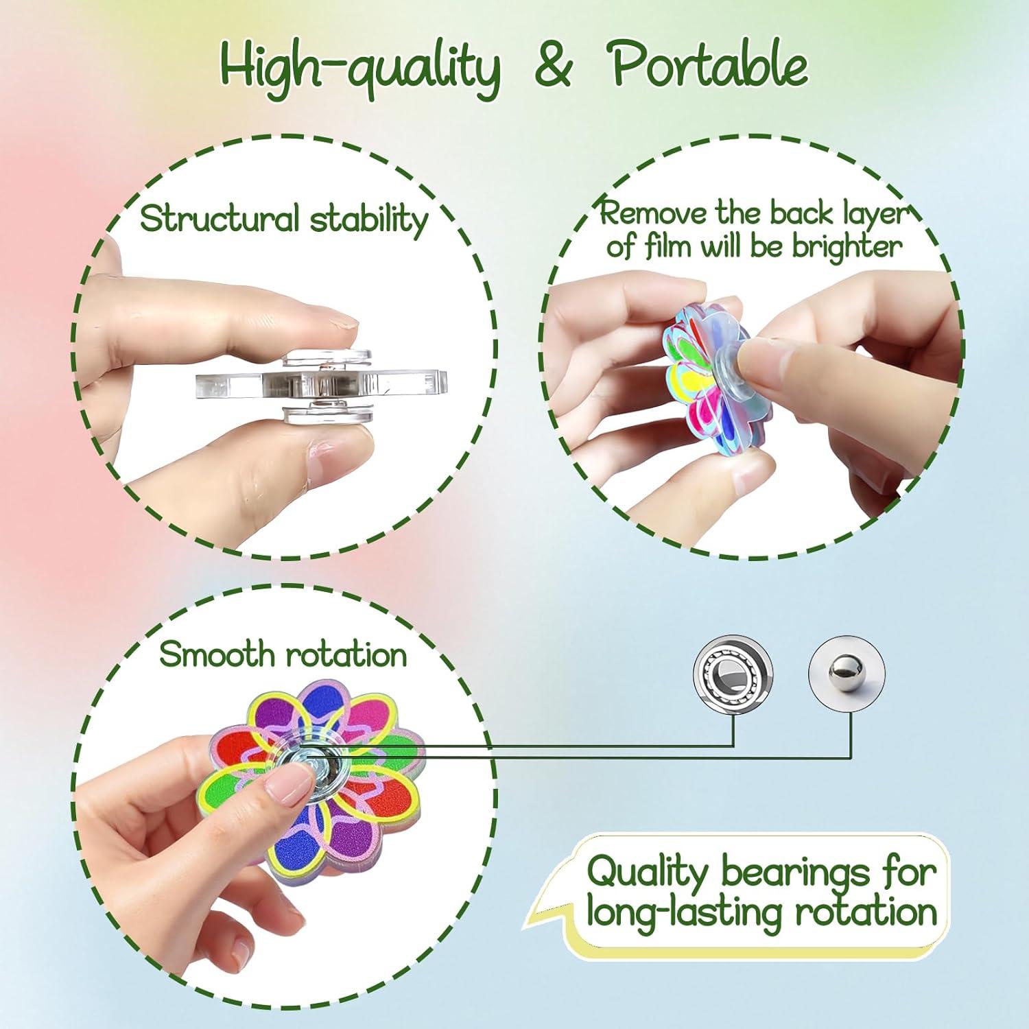 Paquete de 30 Juguetes Antiestrés Spinner EUXAYCZQ para Niños