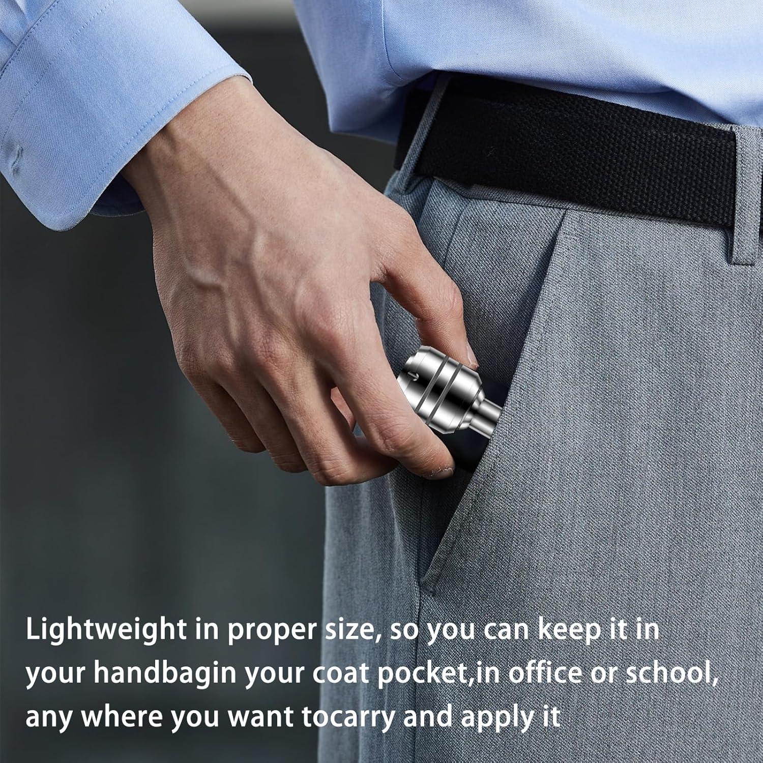 Mancuernas Antiestrés Metálicas QETRABONE 2 en 1 para Adultos