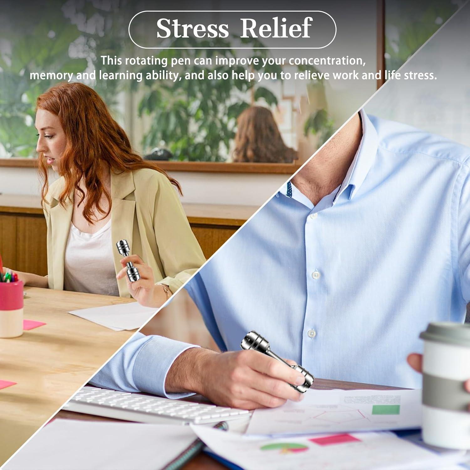 Mancuernas Antiestrés Metálicas QETRABONE 2 en 1 para Adultos