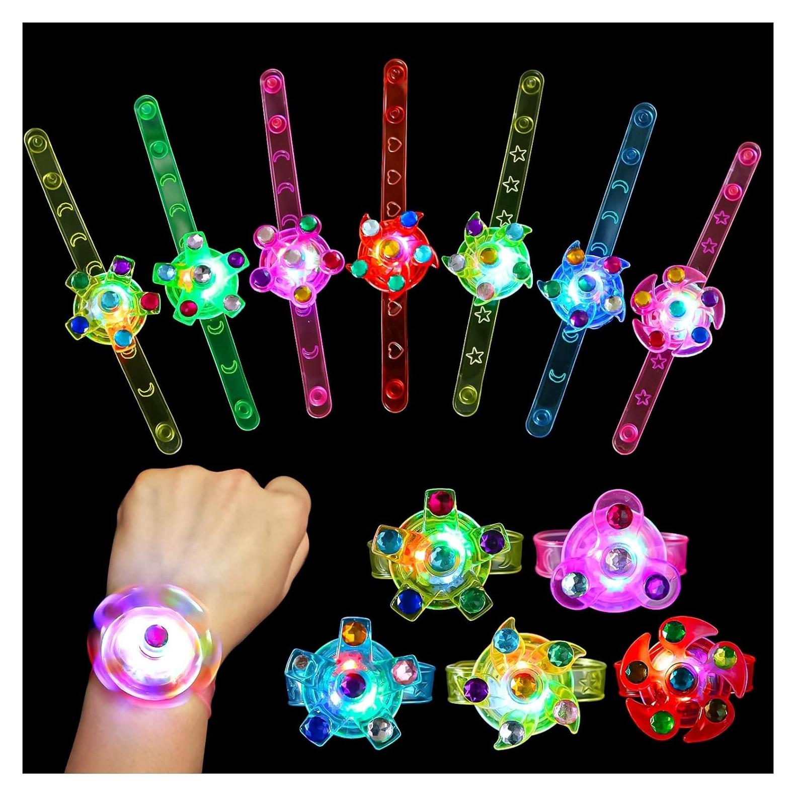 Paquete de 32 Pulseras LED Iluminadas para Niños - Wellvo