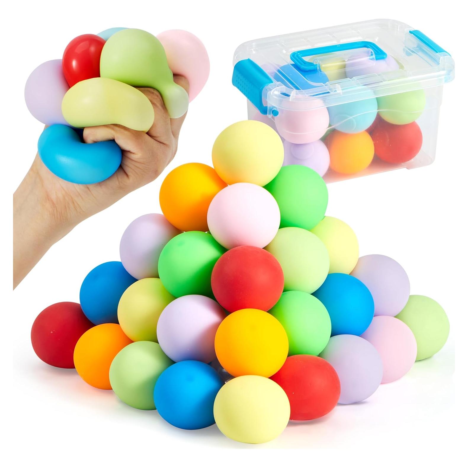 Paquete de 9 Pelotas Antiestrés Joyin 4.06 cm Terapia Mano