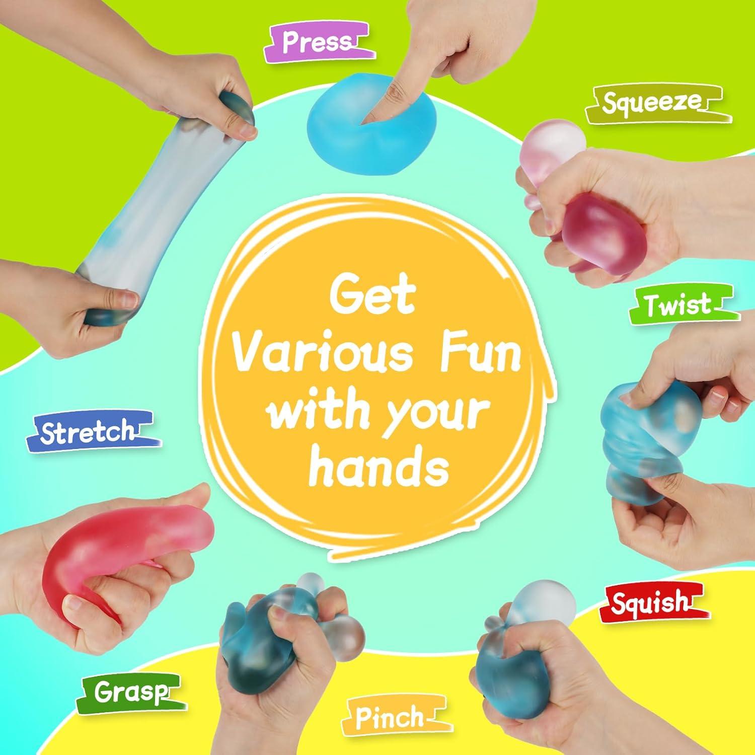 Set de 3 Cubos Antiestrés Gigantes Bitsfun 6 cm para Alivio