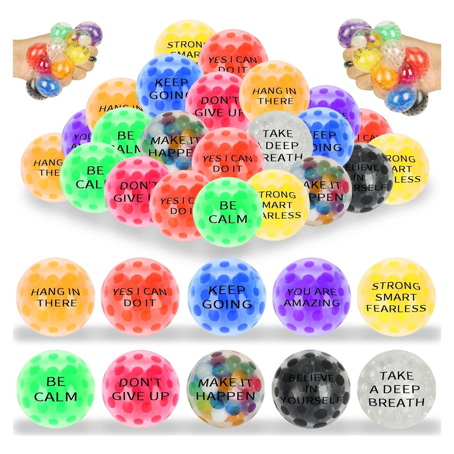 Paquete de 20 Bolas Antiestrés Mini Zanshan Coloridas