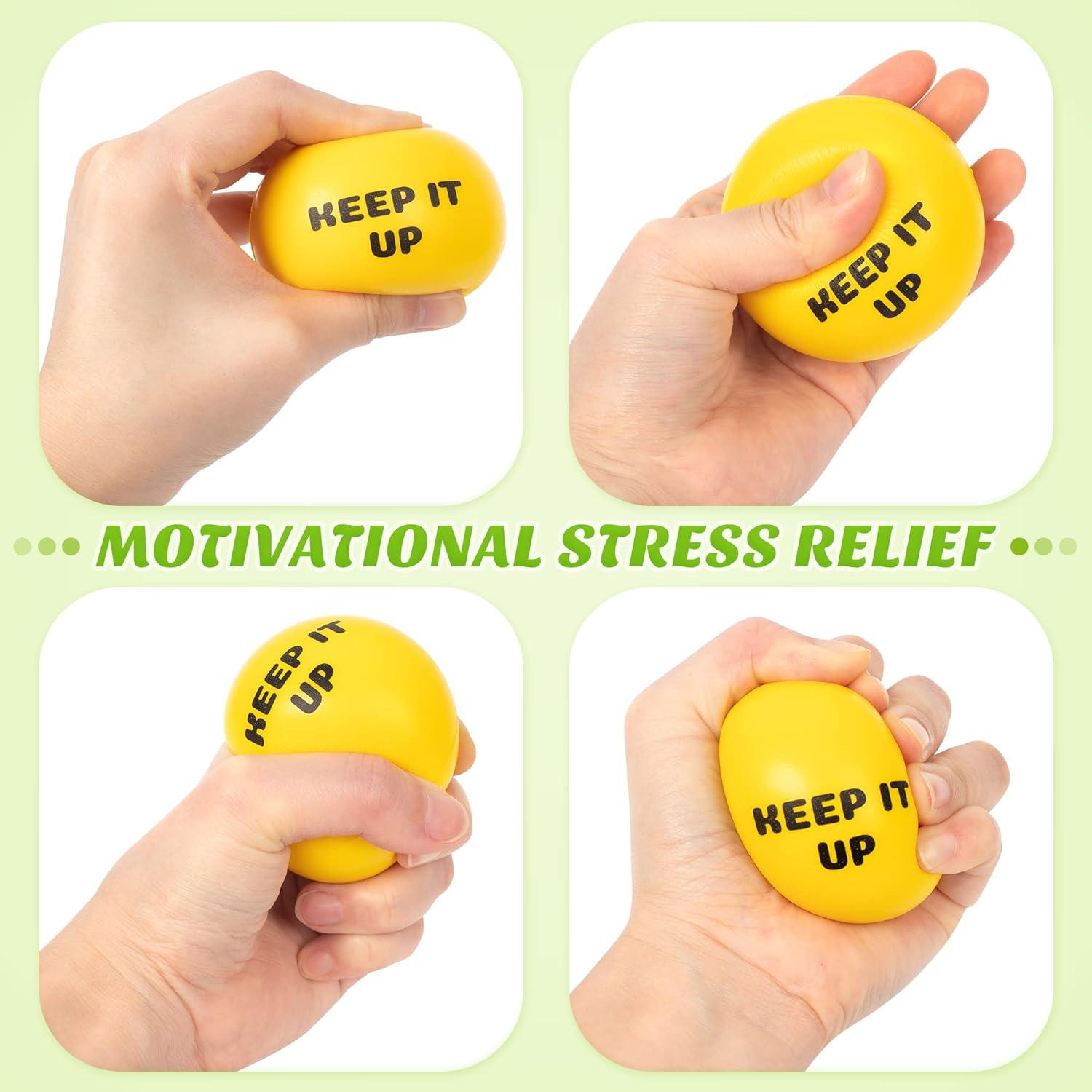 Set de 6 Pelotas de Estrés Motivacionales Homotte 6.3 cm