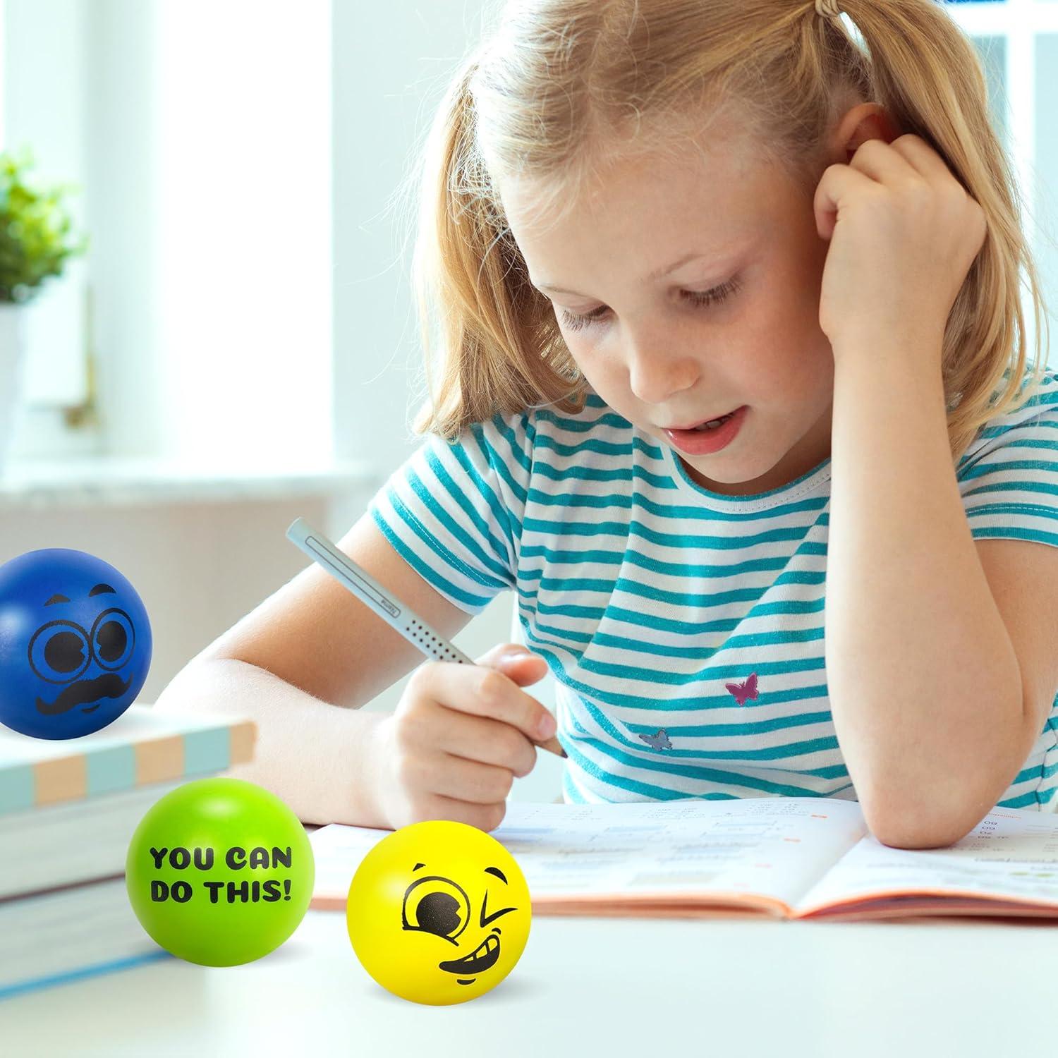 Set de 6 Pelotas de Estrés Motivacionales Homotte 6.3 cm