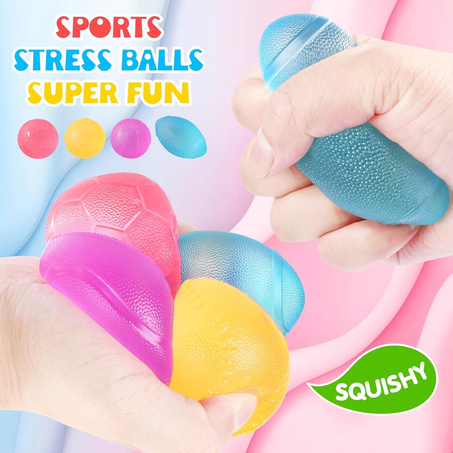 Pelotas Antiestrés Drephere - Paquete de 4 Juguetes Sensoriales