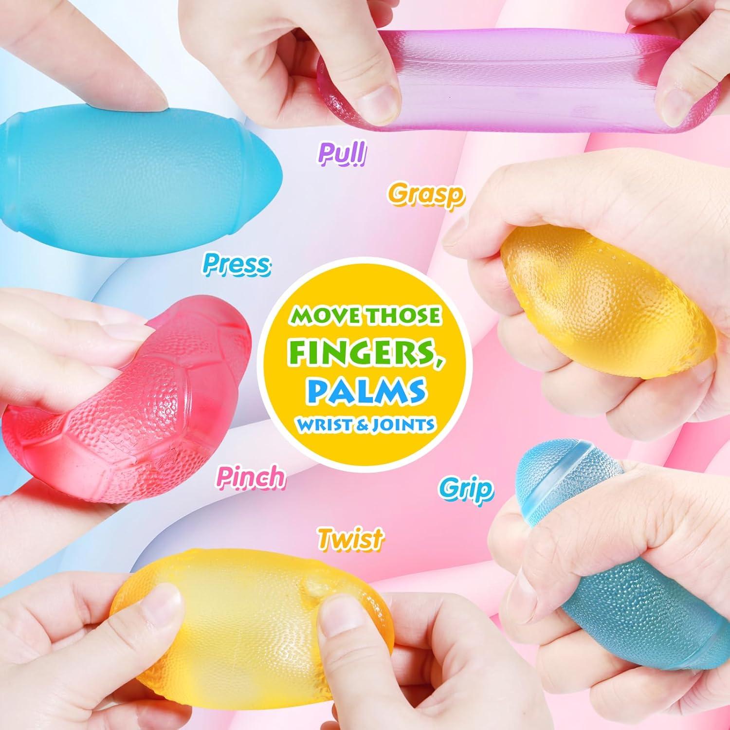 Pelotas Antiestrés Drephere - Paquete de 4 Juguetes Sensoriales